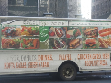 Middle Eastern food Cart in NYC - photo by Sophie Rebibo Halimi