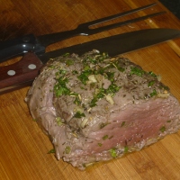 Roast Beef with Garlic and Herbs